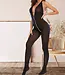 SOSHIN Zipp Me zwarte nylon Bodystocking met lange rits - Foto 4 Soshin