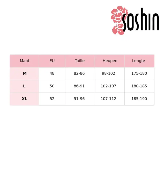 SOSHIN Edna zwarte nylonstring voor heren - Foto 4 Soshin