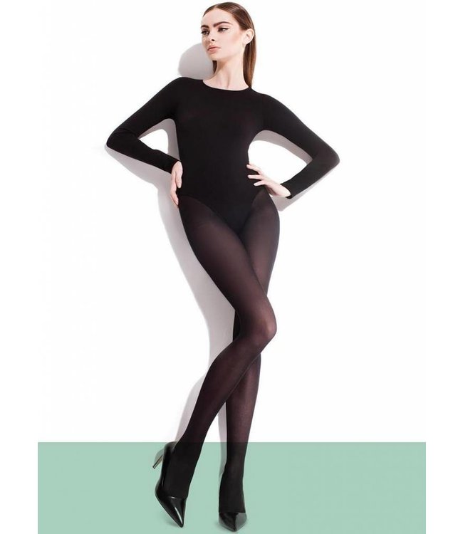 Paula 40 zwarte, matte panty - Foto 4 Soshin