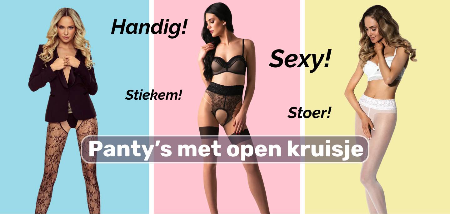 Panty’s met open kruis