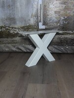 Salon X tafelpoot standaard wit