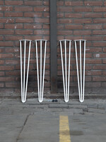 Hairpin tafelpoten wit
