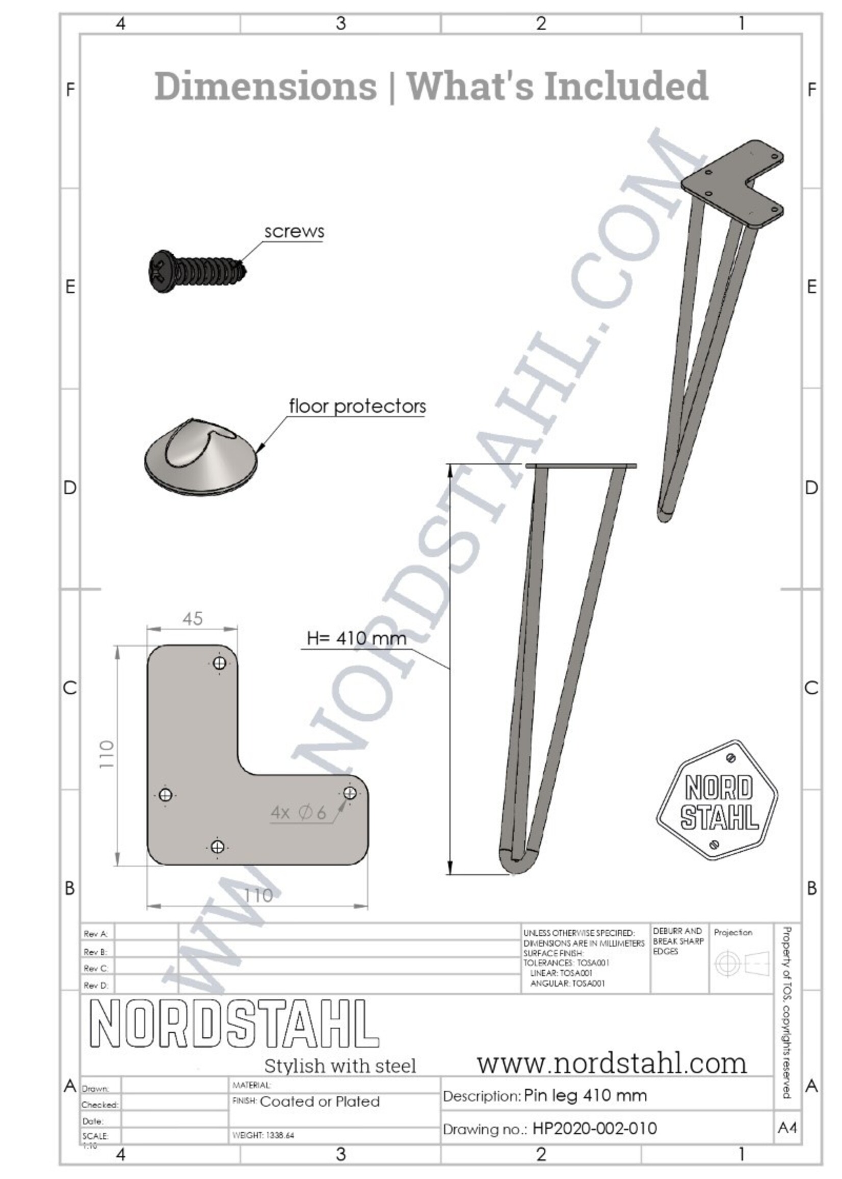 Set hairpin bankpoten goud