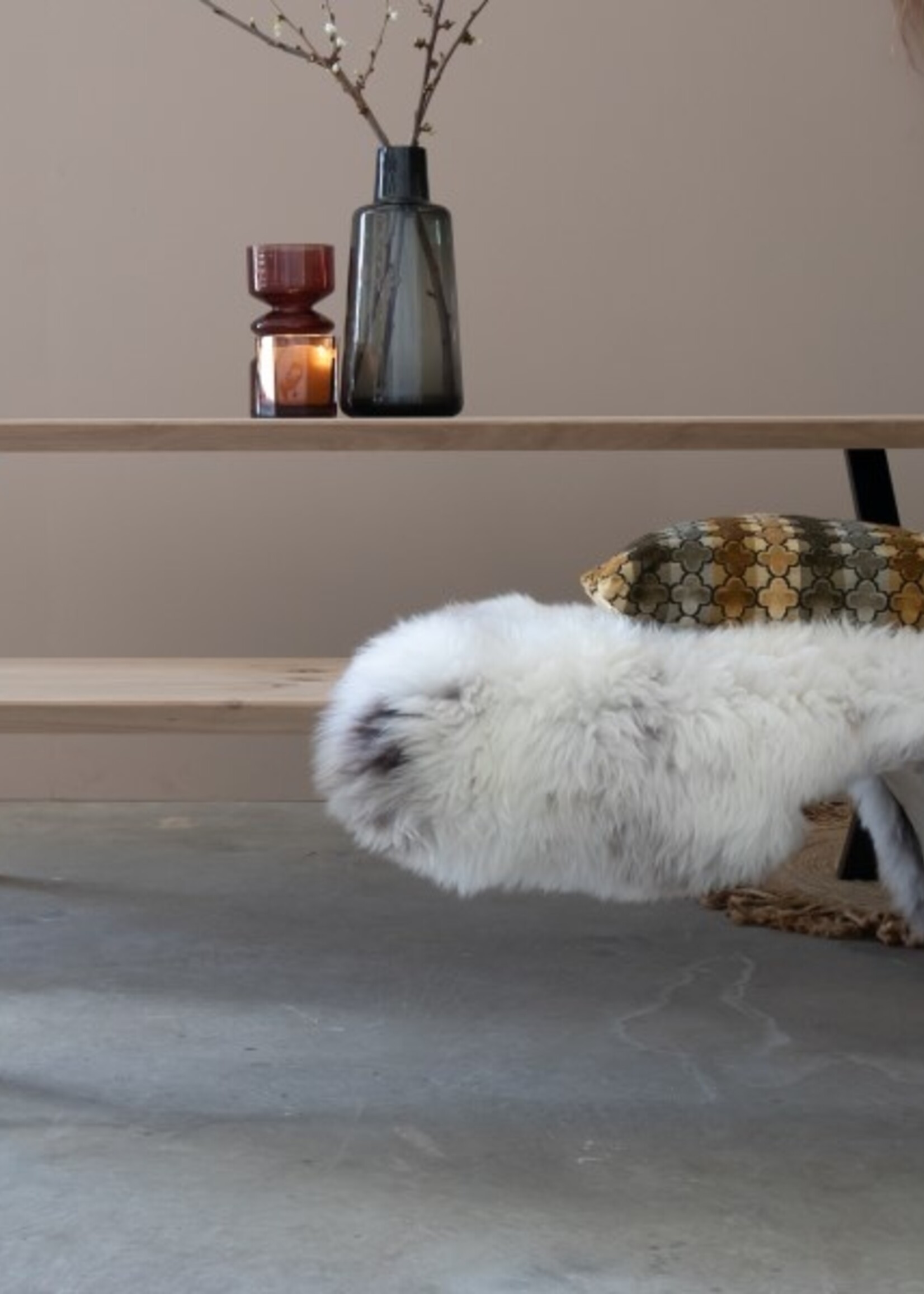 Stalen tafelpoot  X poot Small wit