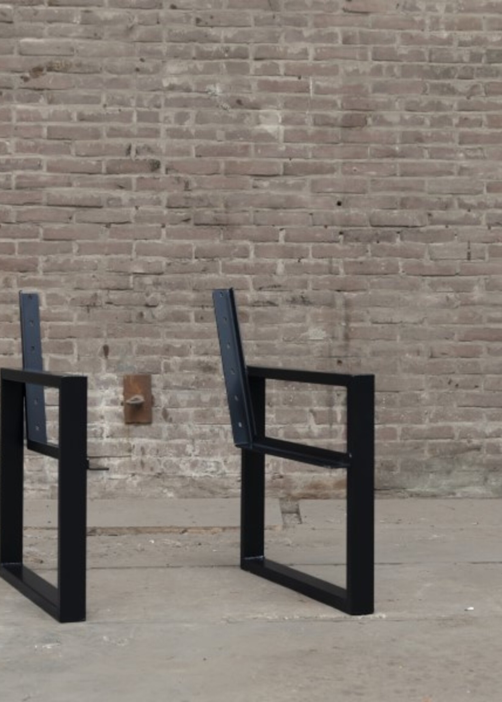 Los stalen loungebank frame / loungestoel frame