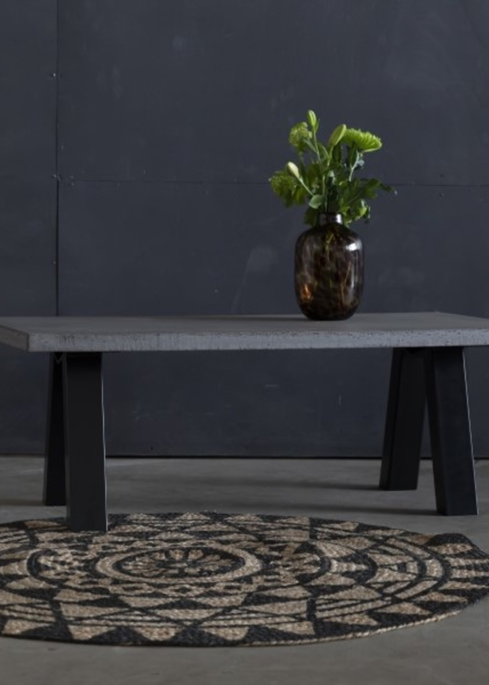 Stalen salontafelpoot M