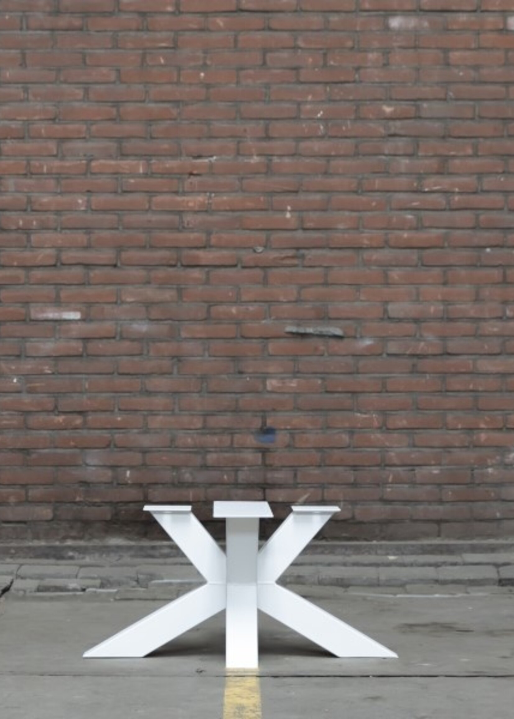 Salon Matrix tafelonderstel wit