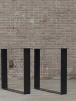 Tafelonderstel Strip poot zwaar zwart