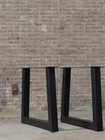 Tafelonderstel Trapezium tafelpoot standaard zwart