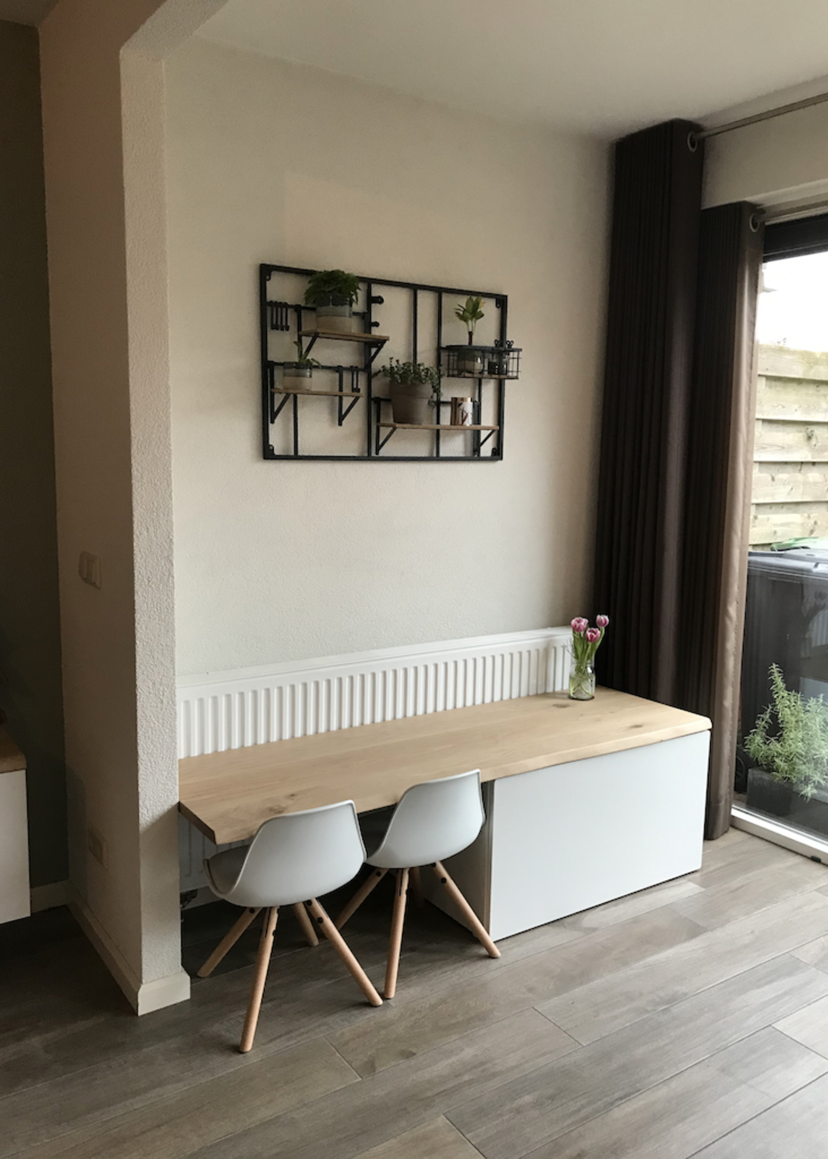 Stuva bureau eikenhouten plank