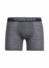 Icebreaker  ICEBREAKER M's Anatomica Rib Boxers Merino - Gridstone Heather