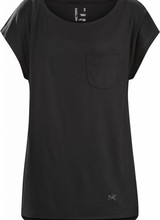 Arcteryx  ARCTERYX  A2B Scoop Neck Shirt SS - Black