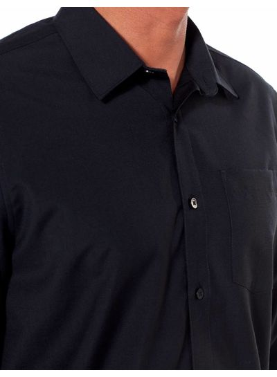 Icebreaker  ICEBREAKER Mens Depature  Long Sleeve Shirt - Black