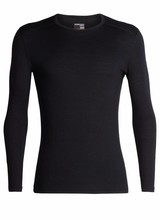 Icebreaker  ICEBREAKER M's Oasis LS Crewe Merino - Black