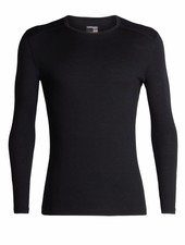 Icebreaker  ICEBREAKER M's Oasis LS Crewe Merino - Black