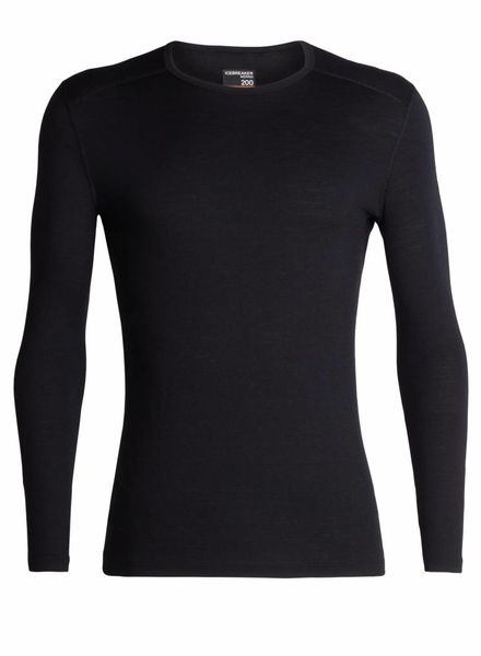 Icebreaker  ICEBREAKER M's Oasis LS Crewe Merino - Black