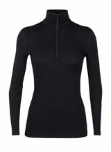 Icebreaker  ICEBREAKER W´s Oasis Long Sleeve Half Zip - Black