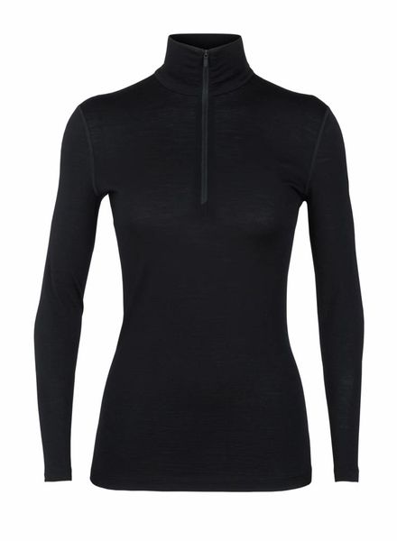 Icebreaker  ICEBREAKER W´s Oasis Long Sleeve Half Zip - Black