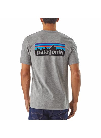 Patagonia  Patagonia Men's P-6 Logo Responsibili-Tee - Classic Navy