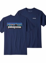 Patagonia  Patagonia Men's P-6 Logo Responsibili-Tee - New Navy