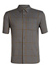 Icebreaker  ICEBREAKER Mens Compass Short Sleeve Shirt - Timberwolf Tobacco