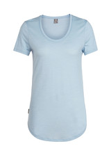 Icebreaker  ICEBREAKER W´s Solace SS Scoop  Damen - Sky