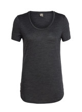 Icebreaker  ICEBREAKER W´s Solace SS Scoop  Damen - Black