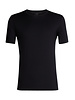 Icebreaker  ICEBREAKER Mens Tech 200 SS Crewe  - Black