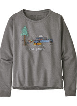Patagonia  Patagonia W's Live Simply Lounger Uprisal Crew Sweatshirt - Grey