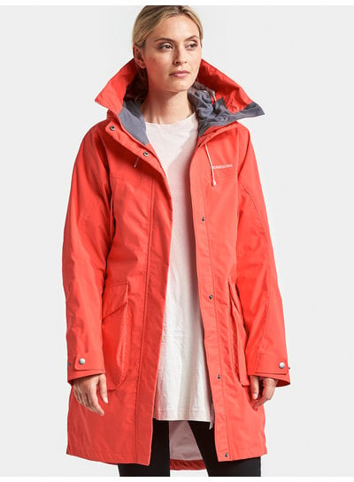 DIDRIKSONS 1913  Didriksons Womens Thelma Coat - Coral Red