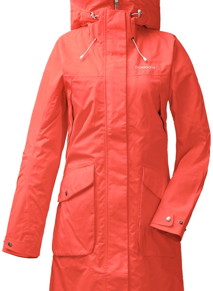 DIDRIKSONS 1913  Didriksons Womens Thelma Coat - Coral Red