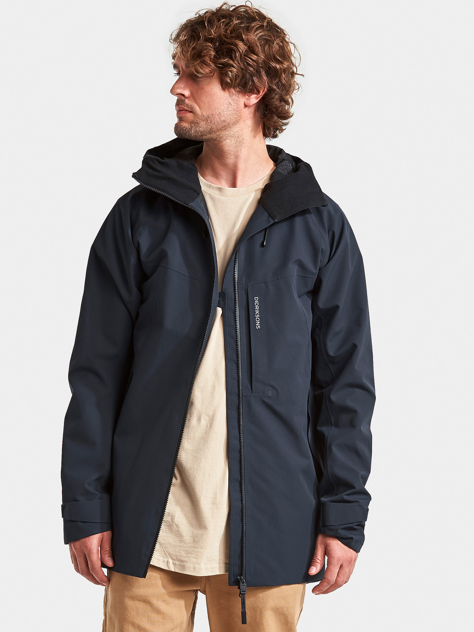 Didriksons Mens Melvin Parka - Dark Night Blue -