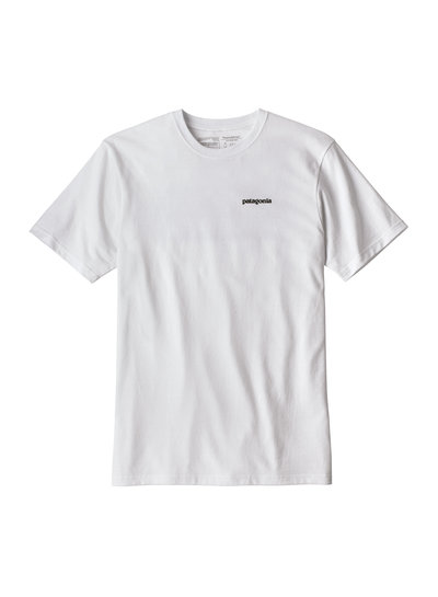 Patagonia  Patagonia Men's P-6 Logo Responsibili-Tee - White