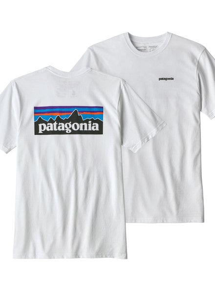 Patagonia  Patagonia Men's P-6 Logo Responsibili-Tee - White