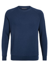 Icebreaker  ICEBREAKER Nature Dye Helliers Crewe Herren Merino - Indigo