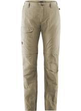 Fjällräven  FJÄLLRÄVEN Mens Travellers MT Zip Off Trouser - Light Beige