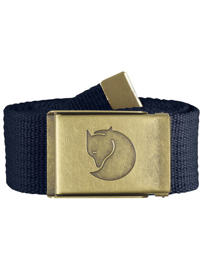 Fjällräven  FJÄLLRÄVEN Canvas Brass Belt - Dark Navy