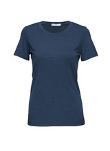 Palgero Palgero Birta Merino Shirt Damen - Blau Meliert