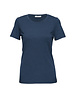 Palgero Palgero Birta Merino Shirt Damen - Blau Meliert