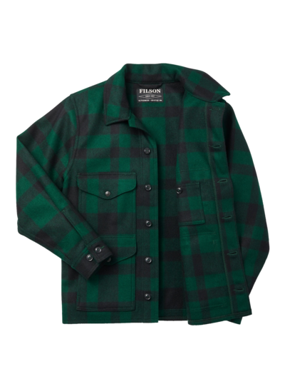 FILSON  FILSON Mackinaw Cruiser - Green Black Plaid