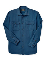 FILSON  FILSON Chino Twill  Shirt - Grouse Blue