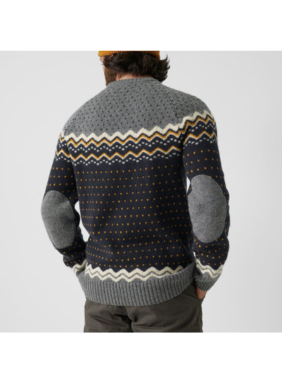 Fjällräven  FJÄLLRÄVEN Mens Övik Knit Sweater - Dark Navy