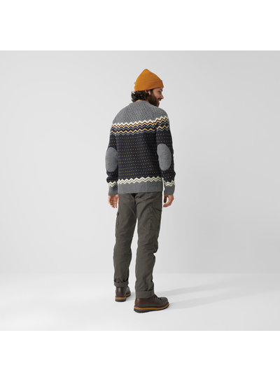 Fjällräven  FJÄLLRÄVEN Mens Övik Knit Sweater - Dark Navy