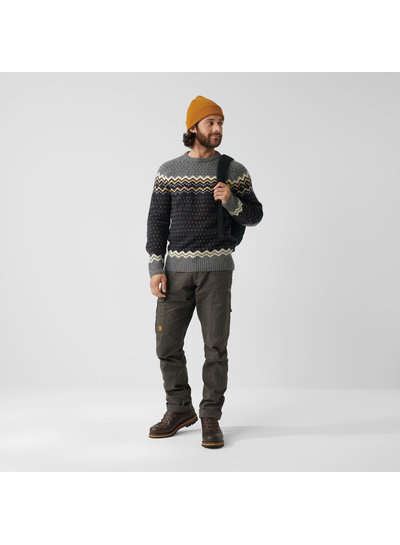 Fjällräven  FJÄLLRÄVEN Mens Övik Knit Sweater - Dark Navy