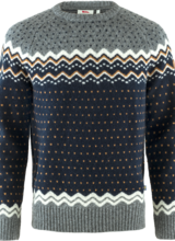 Fjällräven  FJÄLLRÄVEN Mens Övik Knit Sweater - Dark Navy