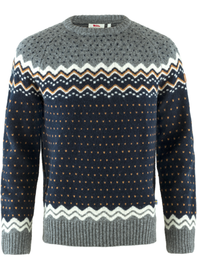 Fjällräven  FJÄLLRÄVEN Mens Övik Knit Sweater - Dark Navy