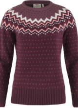 Fjällräven  FJÄLLRÄVEN Womens Övik Knit Sweater - Dark Garnet