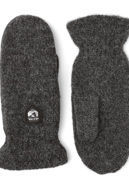Hestra  HESTRA Basic Wool Mitt - Charcoal