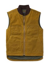 FILSON  FILSON Tin Cloth Insulated Work Vest - Dark Tan