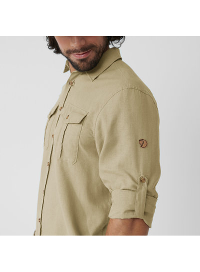 Fjällräven  FJÄLLRÄVEN Mens Övik Travel LS Shirt -  Green